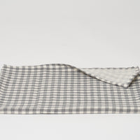 Grey Gingham Swaddle