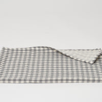 Grey Gingham Swaddle