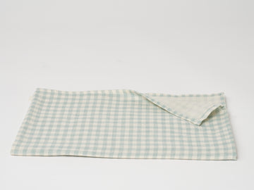 Mint Gingham Swaddle