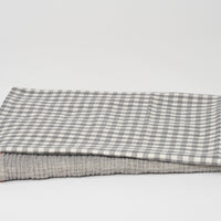 Grey Gingham Swaddle