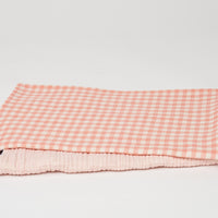 Pink Gingham Swaddle