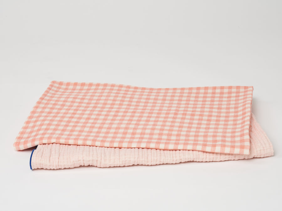 Pink Gingham Swaddle