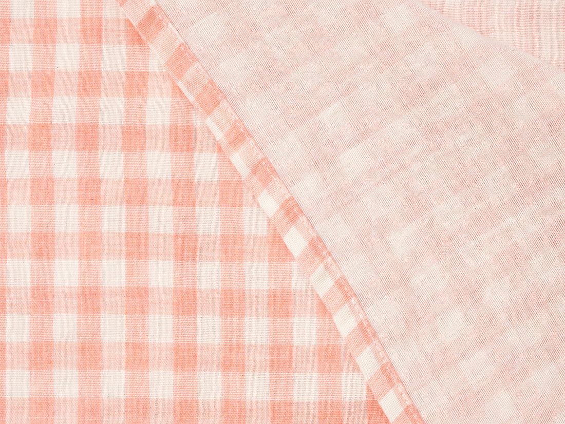 Pink Gingham Swaddle