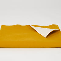 Mustard Linen Gauze Blanket