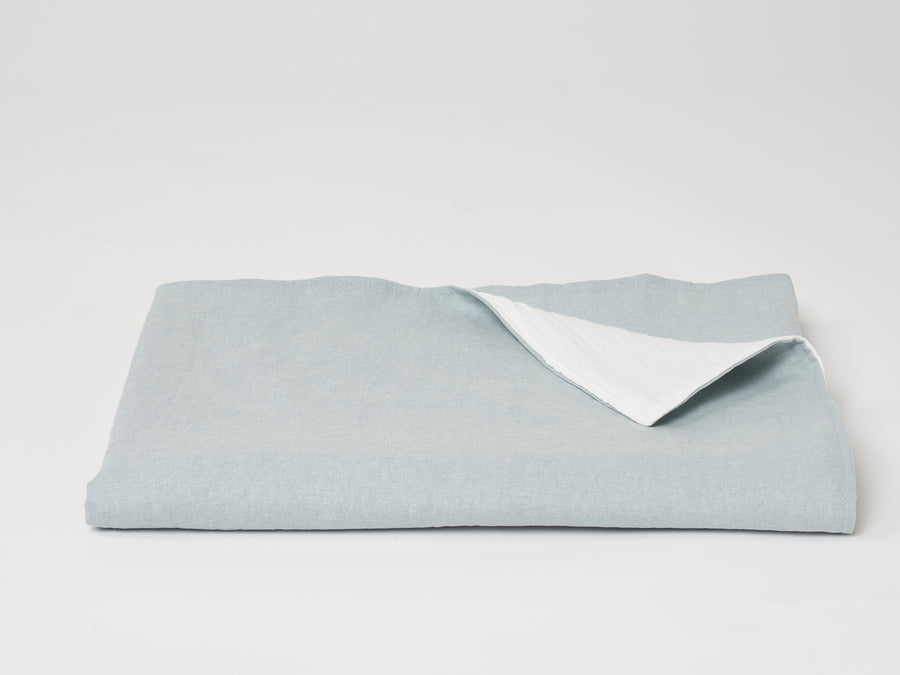 Light Blue Linen Gauze Blanket