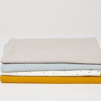 Mustard Linen Gauze Blanket