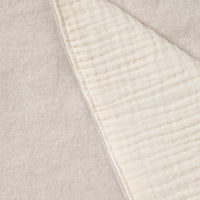 Stone Linen Gauze Blanket