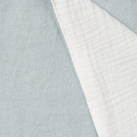 Light Blue Linen Gauze Blanket