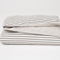 Grey Stripe Duvet Set