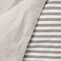 Grey Stripe Duvet Set