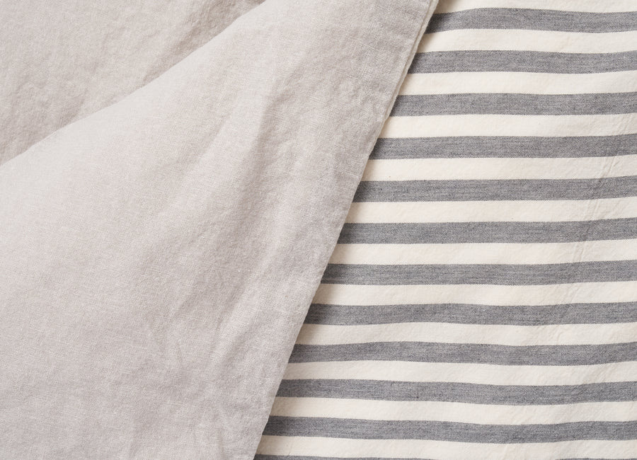 Grey Stripe Duvet Set