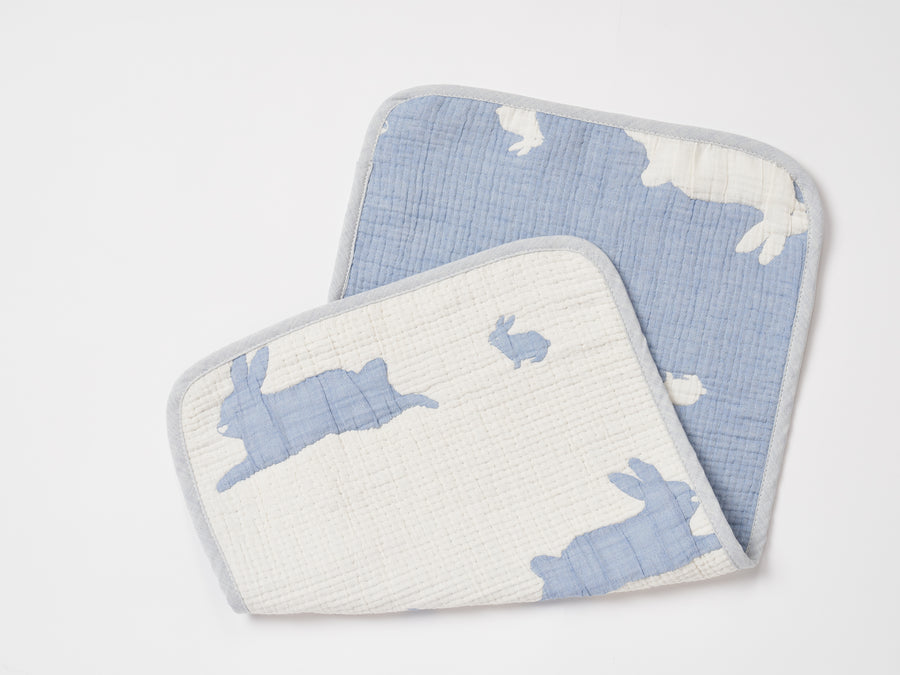 Bunny Cloud Burp Cloth